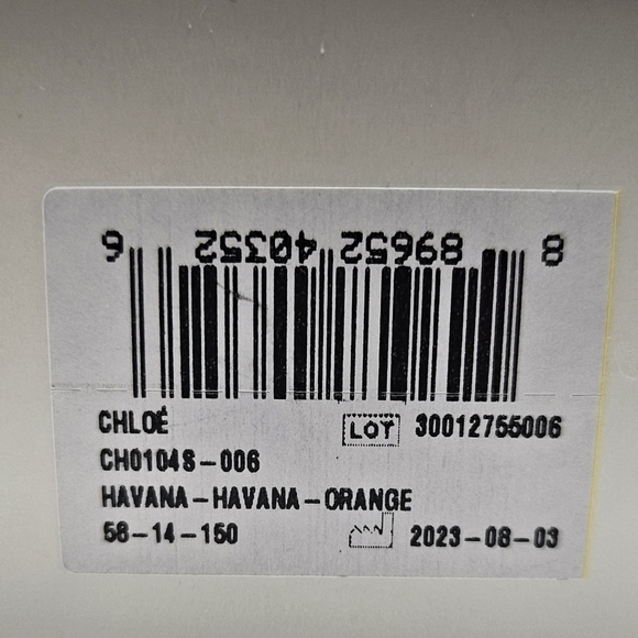 Chloe Havana Sunglasses CH0104S 006 / 58 14 150 Tortoise Orange Pink Gradient - Picture 15 of 17